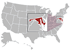 Maryland map